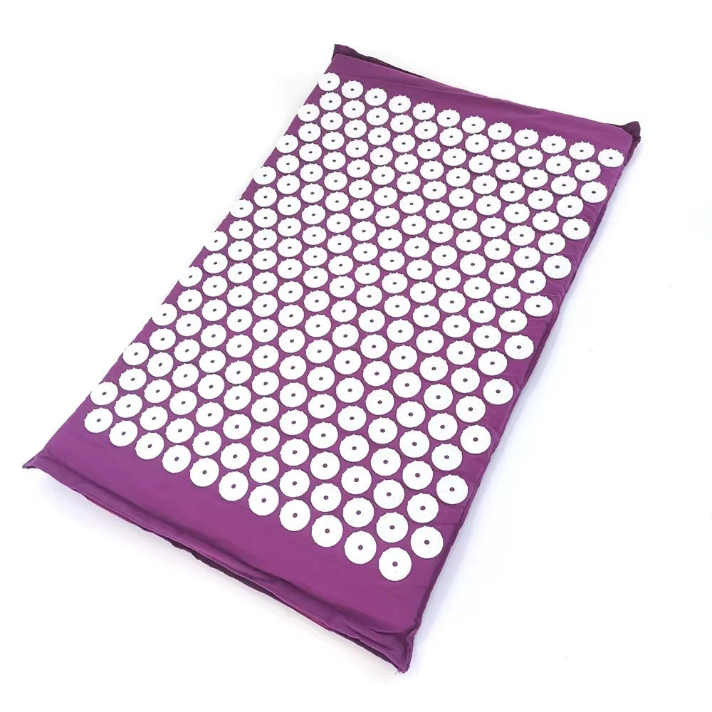 Premium Acupressure Massage Cushion and Yoga Mat Set for Pain Relief and Stress Reduction
