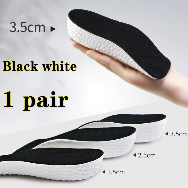 Orthopedic Height Increase Insoles for Men and Women - Arch Support Memory Foam Shoe Pads for Flat Feet and Sneakers