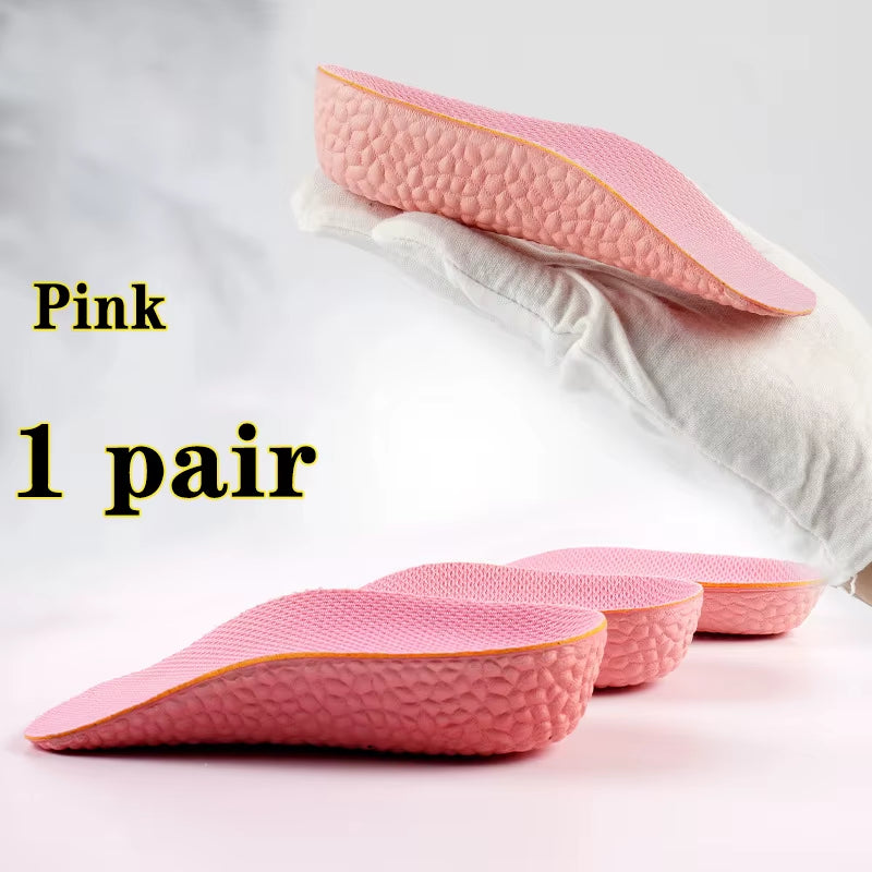 Orthopedic Height Increase Insoles for Men and Women - Arch Support Memory Foam Shoe Pads for Flat Feet and Sneakers