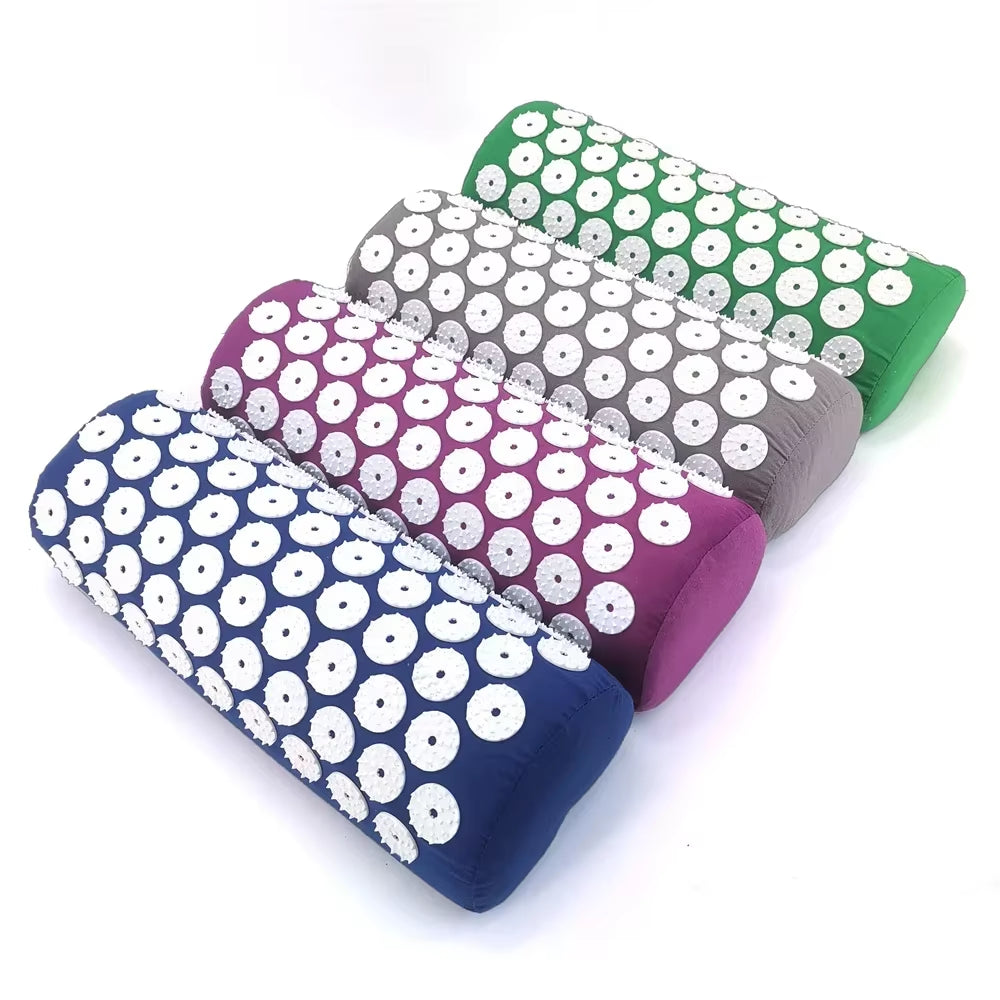 Premium Acupressure Massage Cushion and Yoga Mat Set for Pain Relief and Stress Reduction