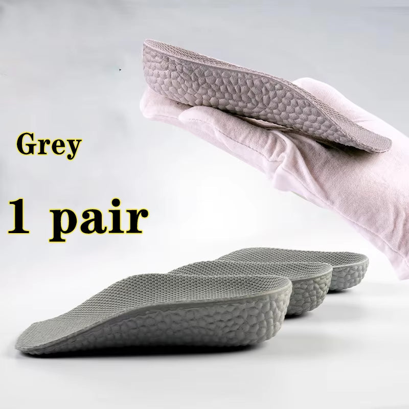 Orthopedic Height Increase Insoles for Men and Women - Arch Support Memory Foam Shoe Pads for Flat Feet and Sneakers