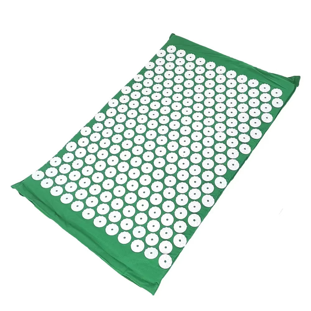 Premium Acupressure Massage Cushion and Yoga Mat Set for Pain Relief and Stress Reduction