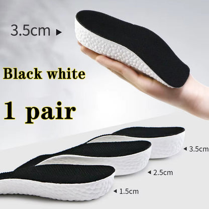 Orthopedic Height Increase Insoles for Men and Women - Arch Support Memory Foam Shoe Pads for Flat Feet and Sneakers