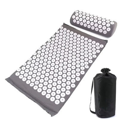 Premium Acupressure Massage Cushion and Yoga Mat Set for Pain Relief and Stress Reduction